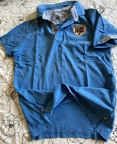 Bavlnené polotričko s aplikáciami napapijri v. m, napapijri,m