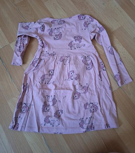 Ružové šaty, h&m,110