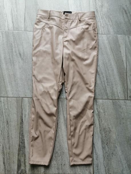 Zateplené kožené nohavice mohito, v42, elast., mohito,42