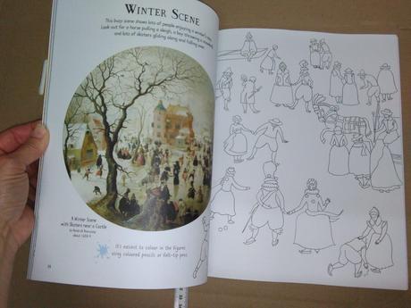 Usborne art colouring and sticker book, 