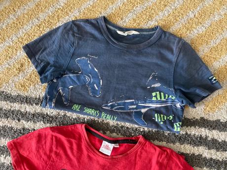 Tričká na dvor 122/128, h&m,122