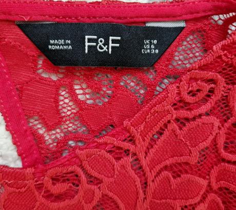 F&f šaty čipkované, f&f,m