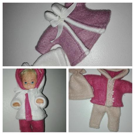 Rôzne oblečenie pre 12-13 cm bábiky,