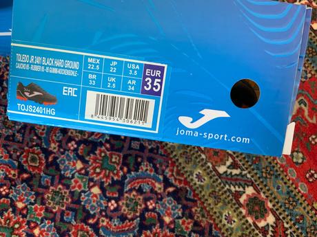 Joma toledo kopačky číslo 35, joma,35