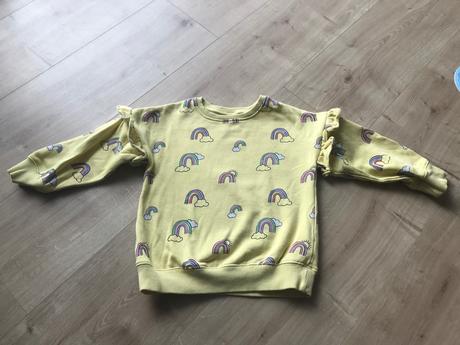 Krásna dúhová mikinka, next,98