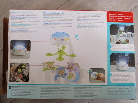 Fisher-price hudobny kolotoc s projektorom,