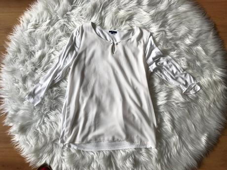 Elegantná biela blúzka, tom tailor,m