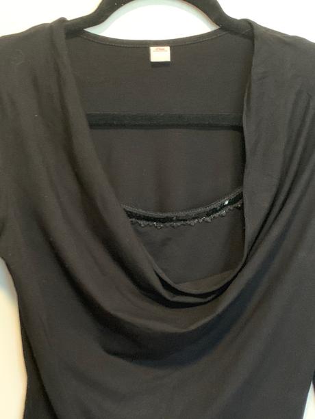 S.oliver dámske čierne tričko, s.oliver,m