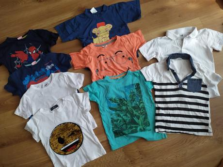 Balicek triciek 104, h&m,98