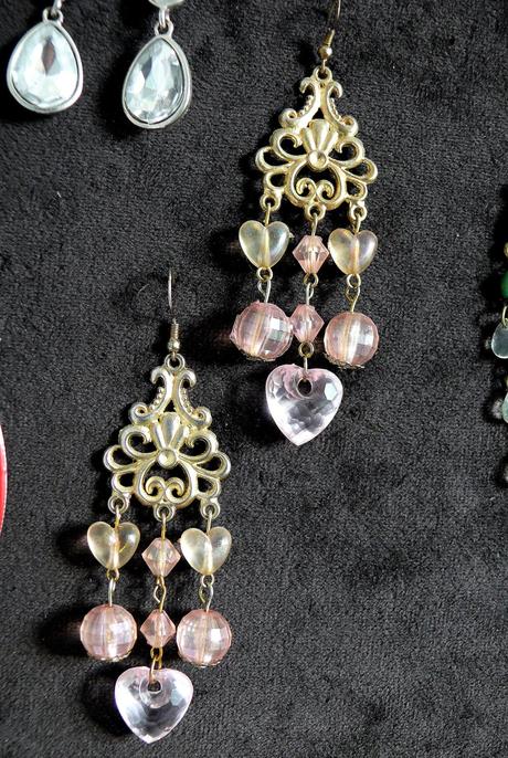 Náusnice ruzovo-zlaté, 