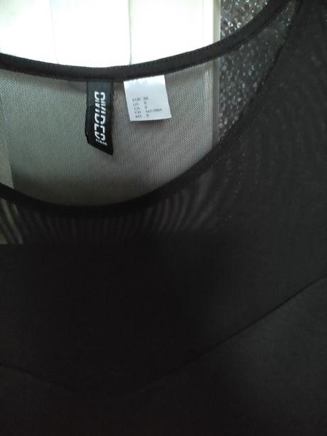 Čierne šaty, h&m,xs