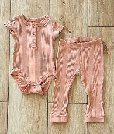 Súprava body legíny rebrované 80, pepco,80