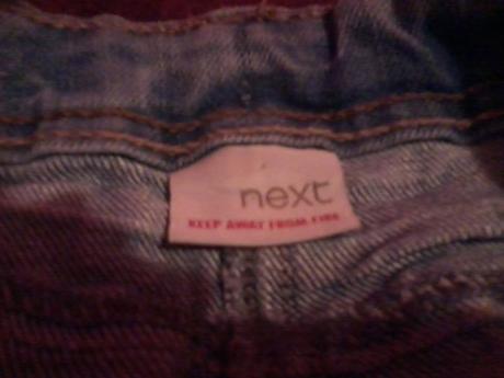 Dievčenská riflova sukňa next / 134 / 9rokov., next,134