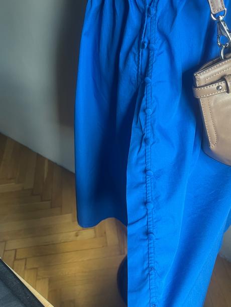 Promod žiarivo modré šaty, promod,xs