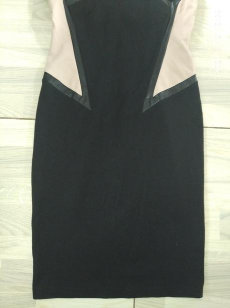 Elegantne ciernobezove saty, s