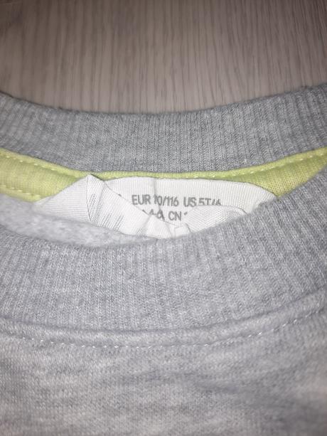 Mikina s pavúčikom 110/116, h&m,116