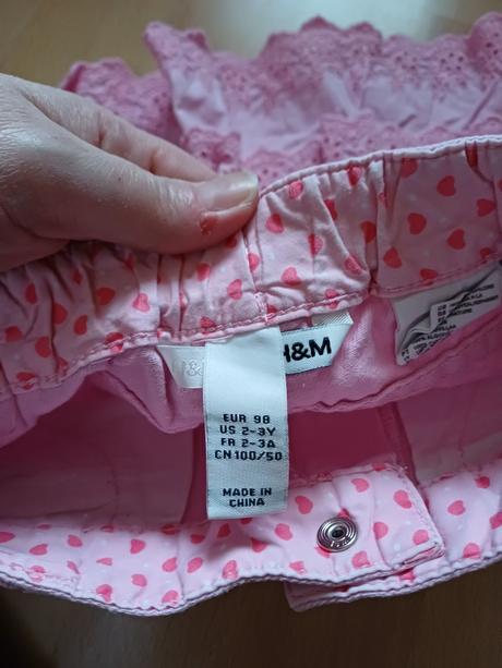 2x riflova suknička h&m v.98, h&m,98