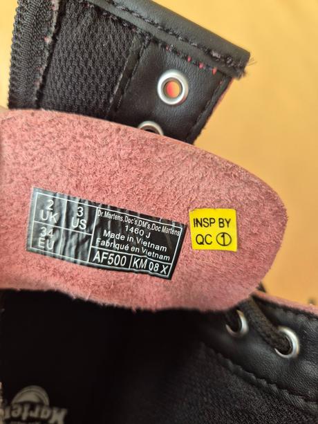 Kožené čižmy dr. martens 1460, veľ. 34, 34