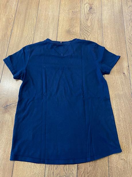Tmavomodré tričko - tommy hilfiger, veľ. 152, tommy hilfiger,152