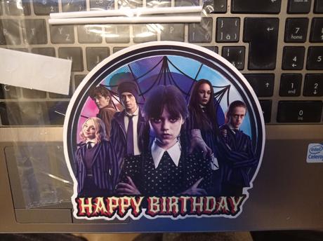 Zápich na tortu wednesday, 