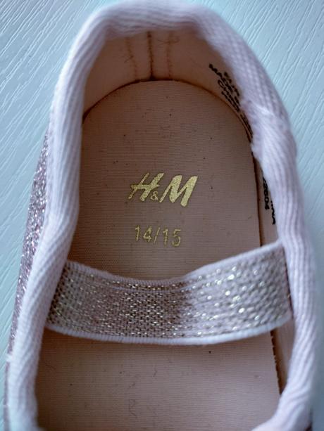 Trblietavé balerínky veľ.14/15, h&m,<17