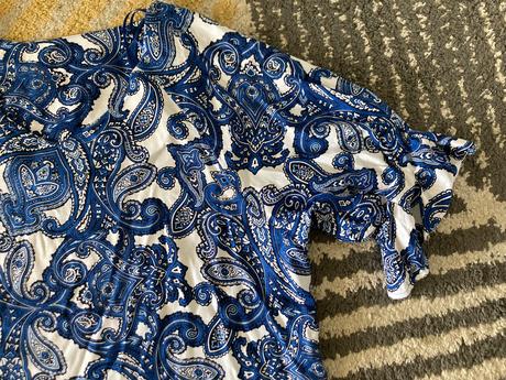 Vzorovaný letný top 44/46, c&a,44