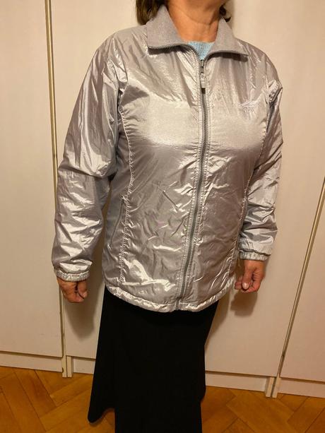 Šedá bunda-obojstranná, l