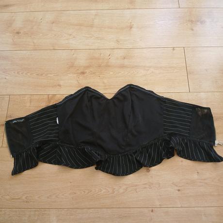 Čierny elastický korzet bershka, bershka,m