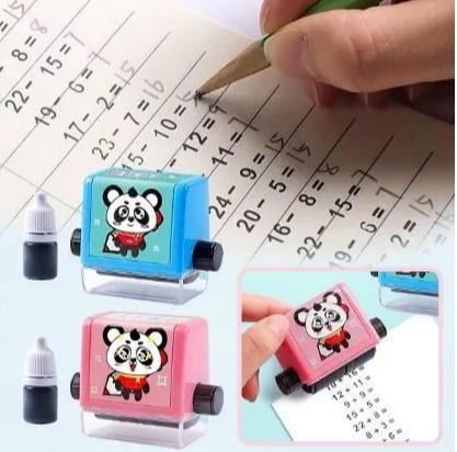 Pečiatky na precvičovanie +/- z matematiky, 