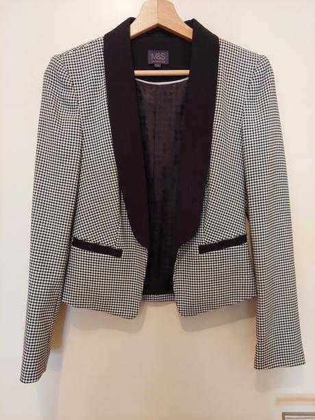 Cierno-biele sako zn. m&s, vel. 34, marks & spencer,34