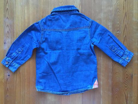 C&a rifľová košeľa(ako nová), c&a,80