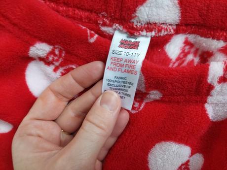 Minnie mouse teplé plyšové pyžamko veľ.140-146, disney,140