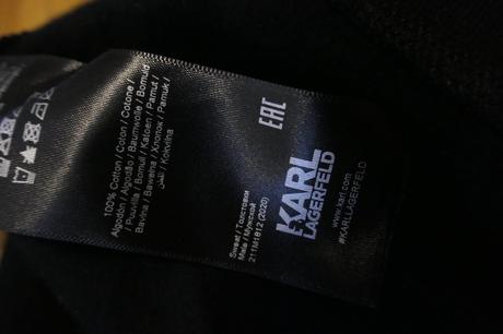 Karl lagerffeld icon dlhsia bavlnena mikina s-l, m