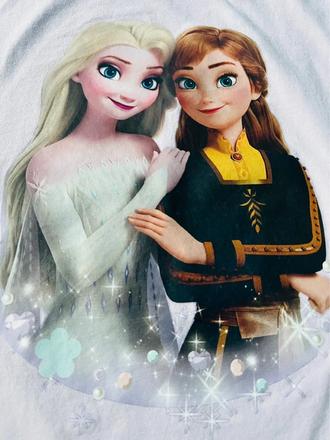 Veľ. 134/140 zn. h&m frozen tričko s annou a elzou, h&m,134