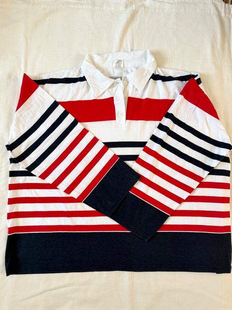 Bavlnené polo tričko s dlhým rukávom, sherpa,xxl