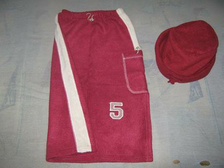 206  fleecová sukňa + klobúčik, 122