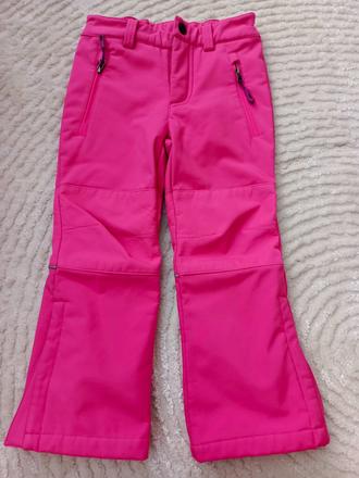 Zateplené softshellové nohavice 98/104, 104