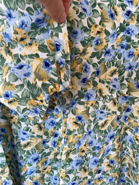 Letne kvetinove midi saty s ackovou suknou vila, 34