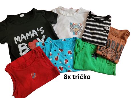 Mini balík letného oblečenia pre chlapca, 86–98