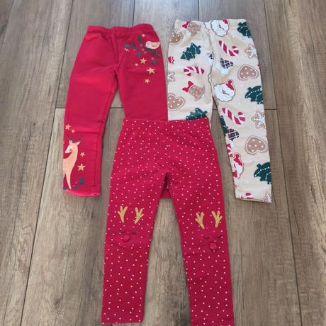 Balík vianočného oblečenia pre dievčatko veľ 104, 104–116