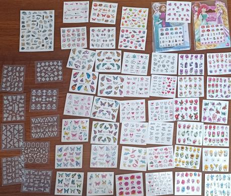 Samolepky, tetovanie, nálepky na nechty,