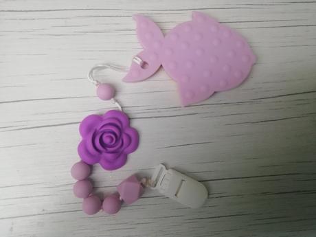 Hryzatko aj klip na cumlíky-rybička, 