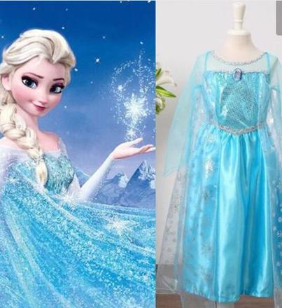 Šaty kostým princez elza frozen ľadové kráľovstvo,
