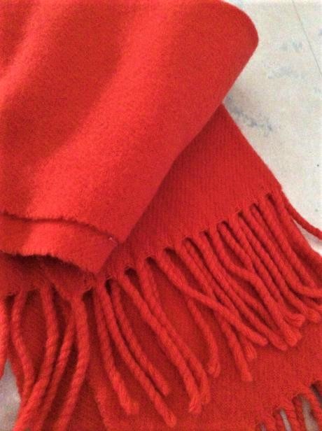 Vlnený teplý  šál, 