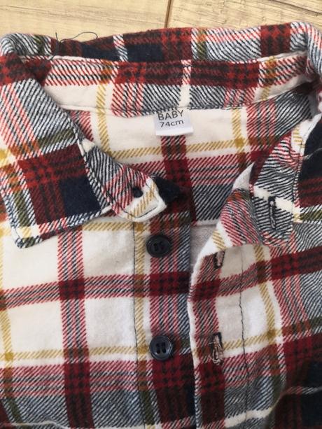 Košeľové body pre chlapca 74, 74