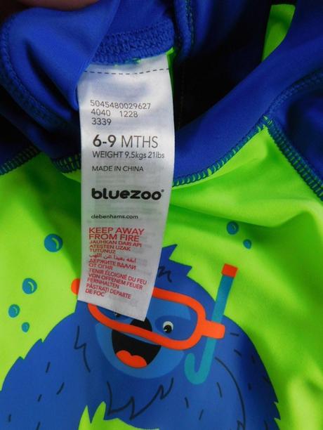Plavkový overal do vody bluezoo s uv 40+, bluezoo,74