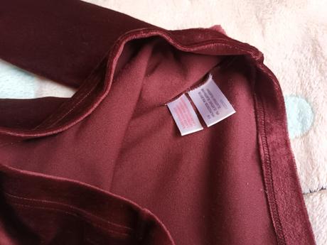 Zamatový top s/m, s