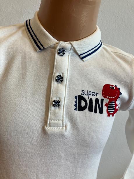 Chlapčenská tričko s golierom (18-24 mes.), fagottino,86