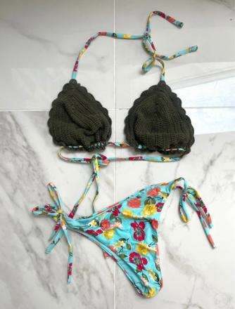 Háčkované plavky calzedonia, calzedonia,s