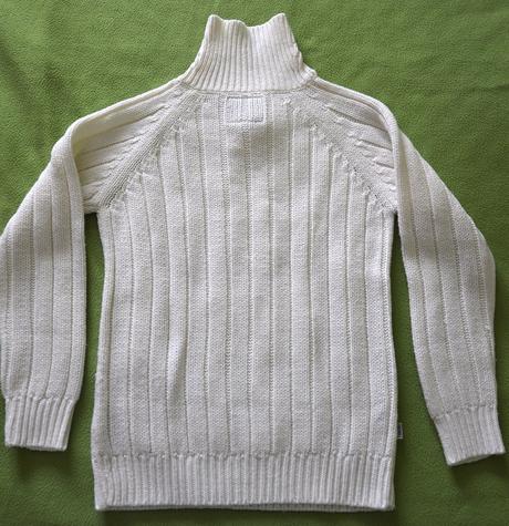 Krásny biely dievčenský pulóver, terranova,140